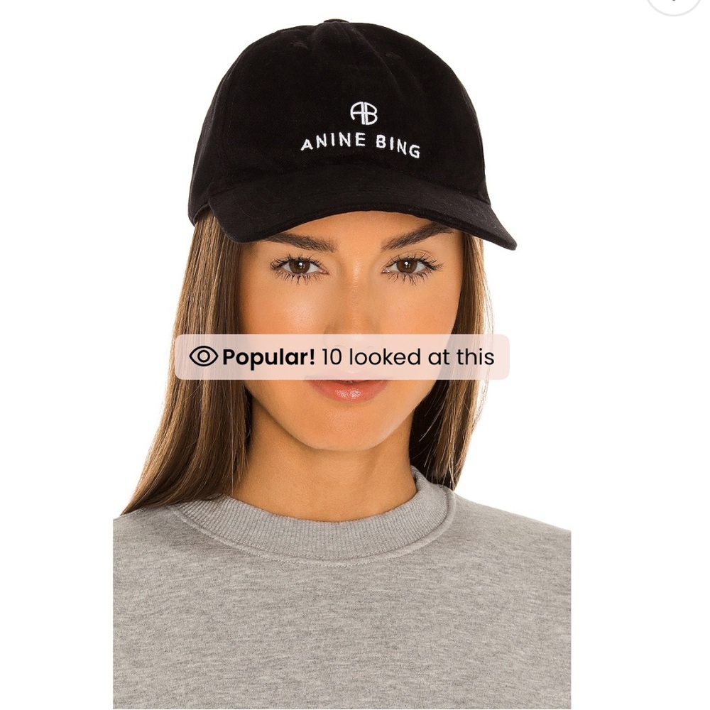 Anine Bing Sport Jeremy Baseball Cap Black